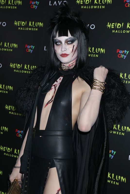 GRACE ELIZABETH at Heidi Klum’s Halloween Party in New York 10/31/2018