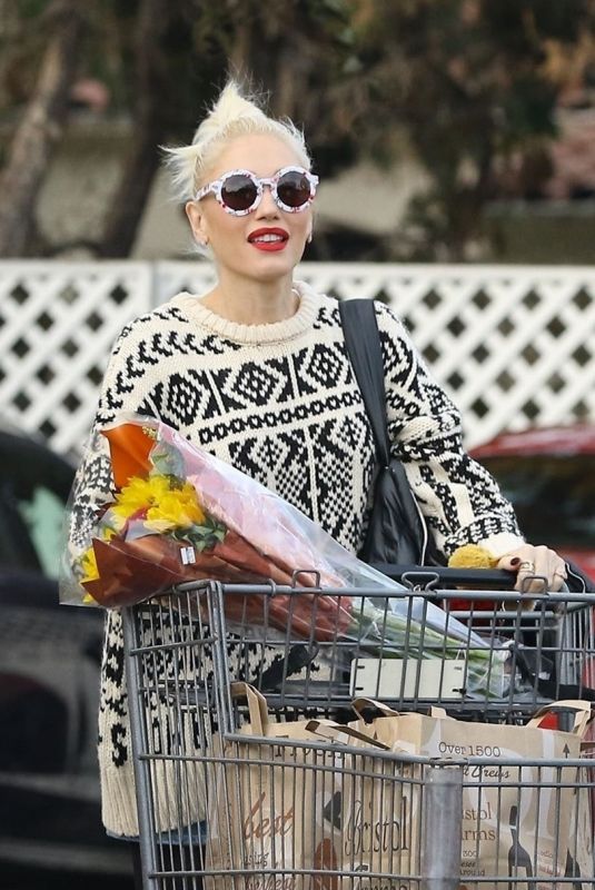GWEN STEFANI Out Shopping in Los Angeles 11/18/2018