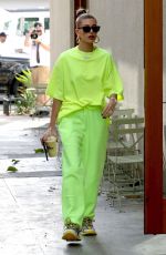HAILEY BALDWIN at Nine Zero One Salon in West Hollywood 11/29/2018