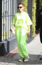 HAILEY BALDWIN at Nine Zero One Salon in West Hollywood 11/29/2018