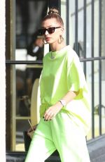 HAILEY BALDWIN at Nine Zero One Salon in West Hollywood 11/29/2018