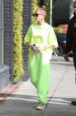 HAILEY BALDWIN at Nine Zero One Salon in West Hollywood 11/29/2018