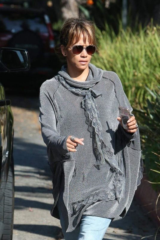 HALLE BERRY Out and About in Los Angeles 11/24/2018