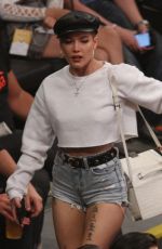 HALSEY at LA Lakers and Utah Jazz Game in Los Angeles 11/23/2018