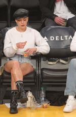 HALSEY at LA Lakers and Utah Jazz Game in Los Angeles 11/23/2018