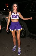 HALSEY at Travis Scott Halloween Bash in West Hollywood 10/31/2018
