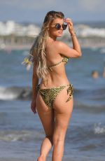 HAYLEY HUGHES in Bikini at a Beach in Majorca 11/20/2018