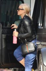 HILARY DUFF at Bellacures Spa in Los Angeles 11/27/2018