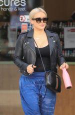 HILARY DUFF at Bellacures Spa in Los Angeles 11/27/2018