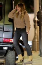HILARY DUFF Leaves The Henry in Los Angeles 11/14/2018