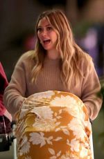 HILARY DUFF Leaves The Henry in Los Angeles 11/14/2018