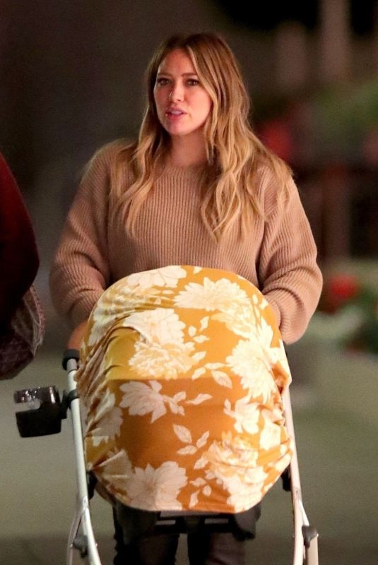 HILARY DUFF Leaves The Henry in Los Angeles 11/14/2018