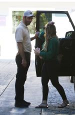 HILARY DUFF Out and About in Los Angeles 11/02/2018