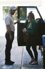 HILARY DUFF Out and About in Los Angeles 11/02/2018