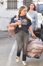 HILARY DUFF Out and About in Studio City 11/15/2018