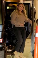 HILARY DUFF Out for Dinner in Los Angeles 11/14/2018