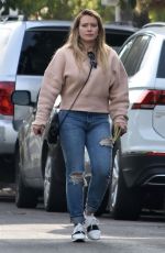 HILARY DUFF Out in Studio City 11/21/2018