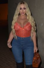 HOLLY HAGAN Night Out in London 11/18/2018