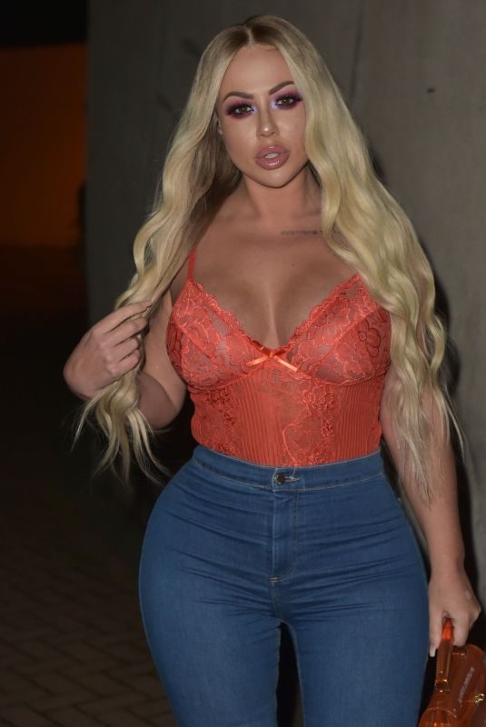 HOLLY HAGAN Night Out in London 11/18/2018