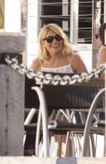 HOLLY WILLOGHBY at a Waterfront Restaurant on Gold Coast 11/15/2018