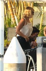 HOLLY WILLOGHBY at a Waterfront Restaurant on Gold Coast 11/15/2018