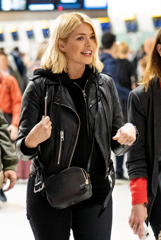 HOLLY WILLOGHBY at Heathrow Airport in Longford 11/09/2018