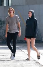 IRELAND BALDWIN and Noah Schweizer Out for Lunch in Los Angeles 11/17/2018