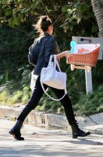 IRINA SHAYK Arrives at Bradley Cooper