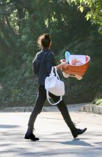 IRINA SHAYK Arrives at Bradley Cooper