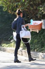 IRINA SHAYK Arrives at Bradley Cooper