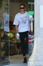 IRINA SHAYK at Bellacures Spa in Santa Monica 11/26/2018