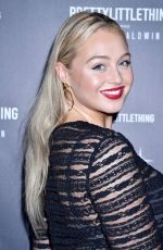 ISKRA LAWRENCE at Prettylittlething Starring Hailey Baldwin Event in Los Angeles 11/05/2018