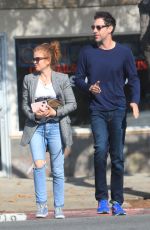 ISLA FISHER and Sacha Cohen Out for Lunch in Los Angeles 11/28/2018