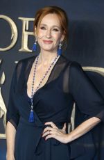 J.K. ROWLING at Fantastic Beasts: The Crimes of Grindelwald Premiere in London 11/13/2018