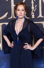 J.K. ROWLING at Fantastic Beasts: The Crimes of Grindelwald Premiere in London 11/13/2018