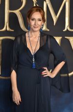 J.K. ROWLING at Fantastic Beasts: The Crimes of Grindelwald Premiere in London 11/13/2018