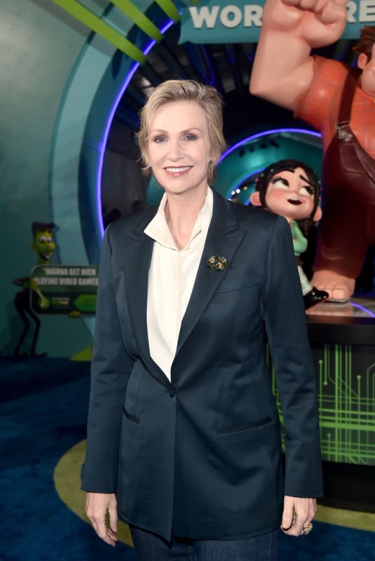 JANE LYNCH at Ralph Breaks the Internet Premiere in Hollywood 11/05/2018