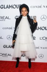 JANELLE MONAE at Glamour Women of the Year Summit: Women Rise in New York 11/11/2018