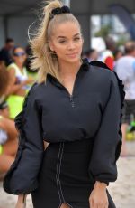 JASMINE SANDERS at Sports Illustrated Swimsuit Soccer Event in Miami 11/17/2018