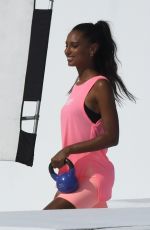 JASMINE TOOKE on the Set of a Photoshoot in Miami 11/26/2018
