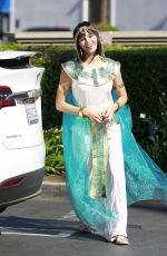 JENNA DEWAN Heading to Halloween Party in Los Angeles 10/31/2018