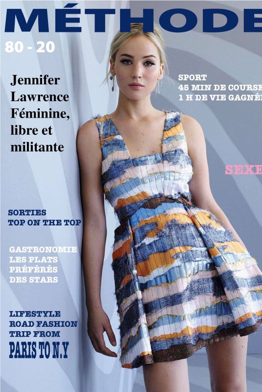 JENNIFER LAWRENCE in Methode Magazine, France November 2018