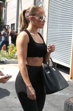 JENNIFER LOPEZ Arrives at a Gym in Miami 11/01/2018