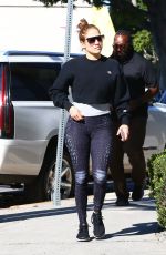 JENNIFER LOPEZ at a Gym in Los Angeles 11/18/2018
