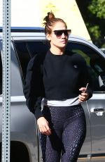 JENNIFER LOPEZ at a Gym in Los Angeles 11/18/2018
