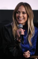 JENNIFER LOPEZ at Second Act Special Screening in New York 11/26/2018