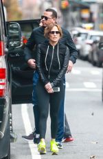 JENNIFER LOPEZ Heading to a Gym in New York 11/27/2018