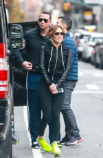 JENNIFER LOPEZ Heading to a Gym in New York 11/27/2018