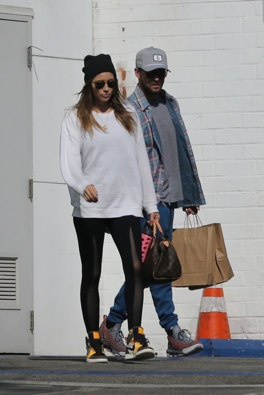 JESSICA BIEL and Justin Timberlake Out in West Hollywood 11/11/2018