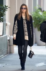 JESSICA BIEL Out and About in New York 11/01/2018